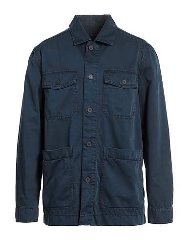 GANT Solid colour shirt Navy blue 100% Cotton