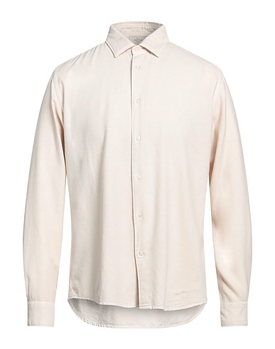 ALTEA Solid colour shirt Beige 100% Cotton
