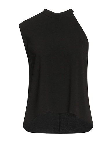 COSTUME NATIONAL トップス ブラック アセテート 77% / ポリエステル 23%