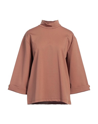 MARIUCCIA Top Brown 68% Rayon, 27% Nylon, 5% Elastane