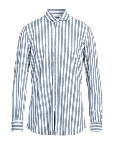 GLANSHIRT 스트라이프 셔츠 화이트 86% 폴리아미드, 14% 엘라스테인