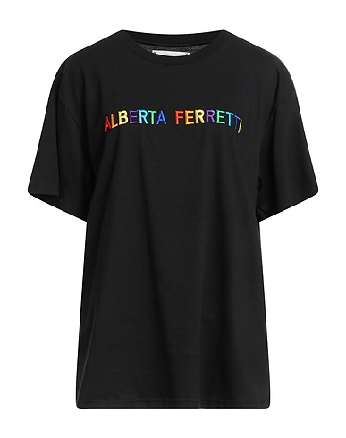 ALBERTA FERRETTI T-Shirt Schwarz 100% Baumwolle