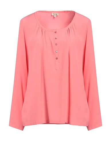 HER SHIRT HER DRESS Top Pink 60% Viscose, 40% Silk