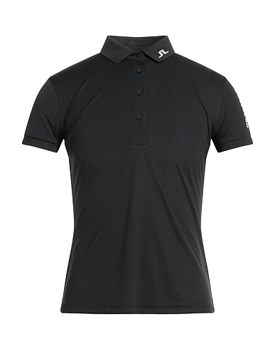 JOHAN by J.LINDEBERG Polo Negro 100% Poliéster