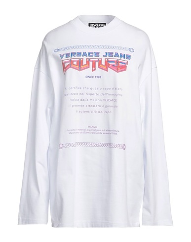 VERSACE JEANS COUTURE Ｔシャツ ホワイト コットン 100%