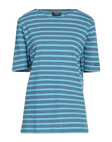 SAINT JAMES® T-Shirt Azurblau 100% Baumwolle
