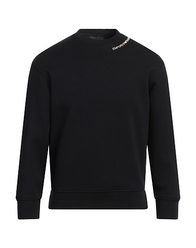 EMPORIO ARMANI Felpa Nero 76% Cotone, 18% Poliestere, 6% Elastan