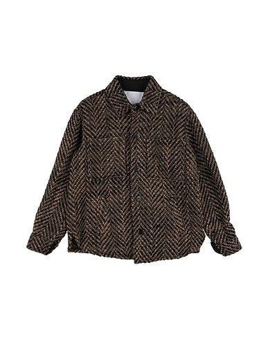 COSTUMEIN Patterned shirt Khaki 53% Virgin Wool, 38% Acrylic, 6% Polyamide, 3% Polyester