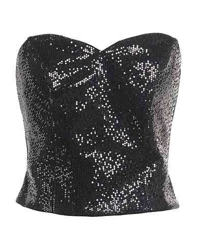 CAMILLA  Milano Top Black 95% Polyamide, 5% Metal
