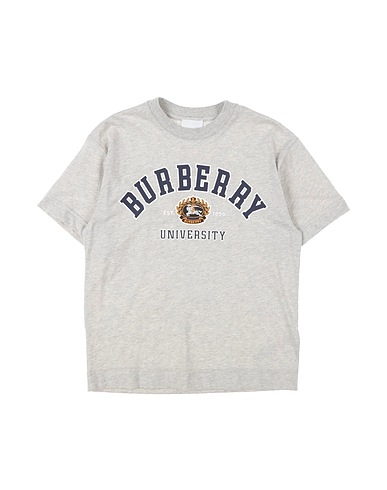 BURBERRY T-shirt Grey 100% Cotton
