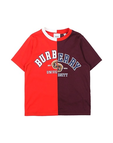 BURBERRY T-shirt Tomato red 100% Cotton