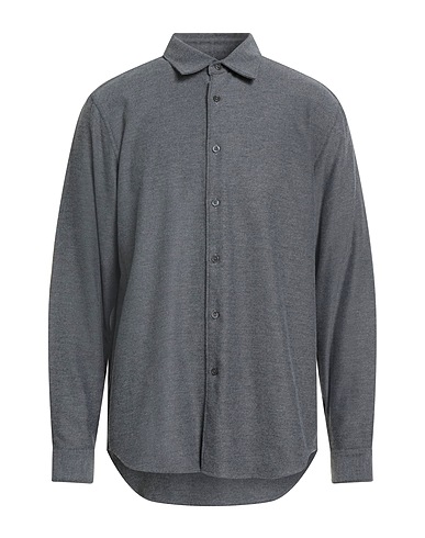 THEORY Camicia tinta unita Grigio 100% Cotone