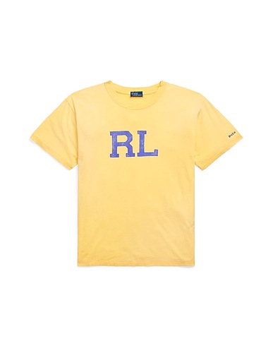 POLO RALPH LAUREN T-shirt Jaune 100% Coton