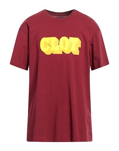 CLOT T-shirt Burgundy 100% Cotton