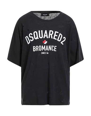 DSQUARED2 T-shirt Charcoal 88% Cotton, 12% Viscose