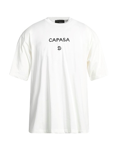 CAPASA MILANO T-Shirt Weiß 100% Baumwolle