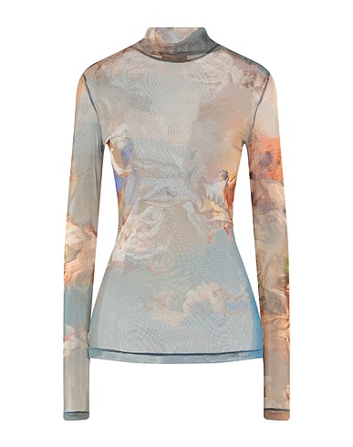 BALMAIN Top Beige 100% Polyamide