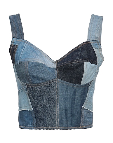 DOLCE&GABBANA Top 70% Cotton, 28% Polyester, 2% Elastane