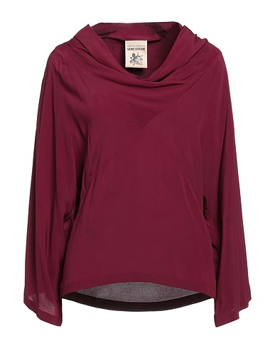 SEMICOUTURE Top Prugna 65% Acetato, 35% Seta
