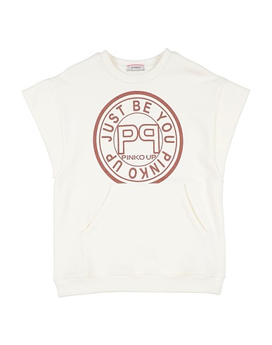 PINKO UP Felpa Panna 100% Cotone