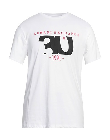 ARMANI EXCHANGE T-Shirt Weiß 100% Baumwolle