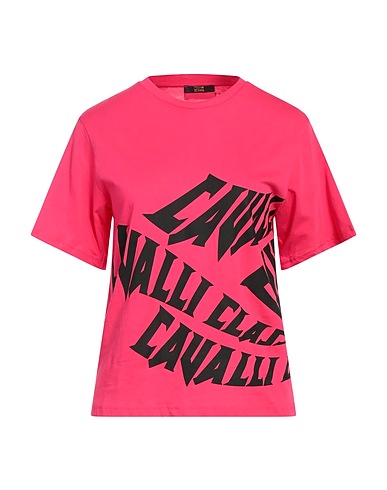 CAVALLI CLASS T-shirt Fucsia 100% Cotone