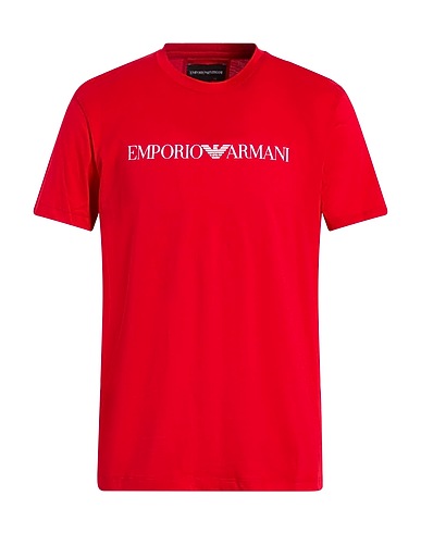 EMPORIO ARMANI Ｔシャツ レッド コットン 100%