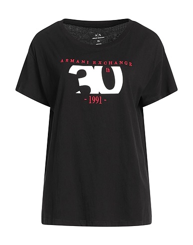 ARMANI EXCHANGE T-shirt Black 100% Cotton