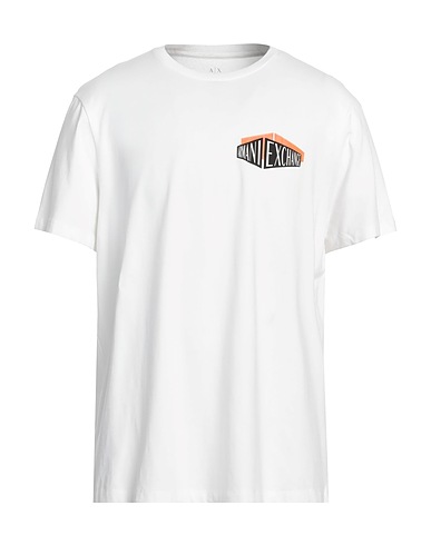 ARMANI EXCHANGE T-shirt White 95% Cotton, 5% Elastane