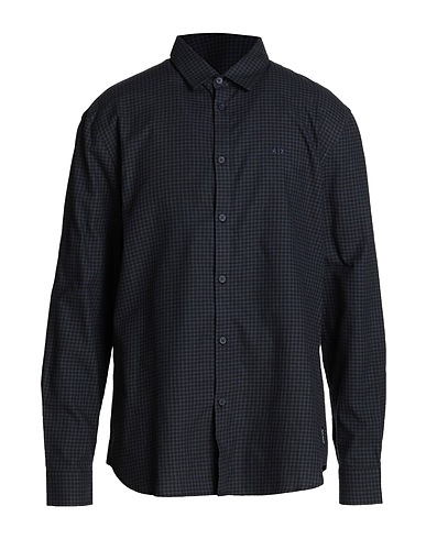 ARMANI EXCHANGE Checked shirt Midnight blue 100% Cotton
