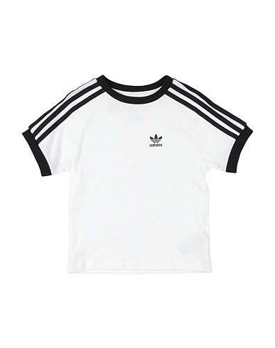 ADIDAS ORIGINALS T-shirt 3 stripes tee
 White 100% Cotton, Elastane