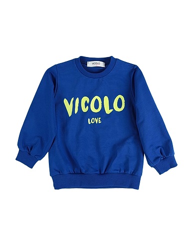 VICOLO Felpa Blu 95% Cotone, 5% Elastan