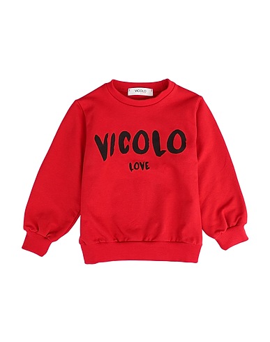 VICOLO Felpa Rosso 95% Cotone, 5% Elastan