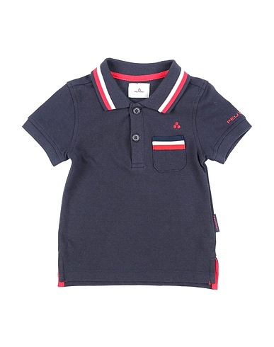 PEUTEREY Polo shirt Midnight blue 100% Cotton