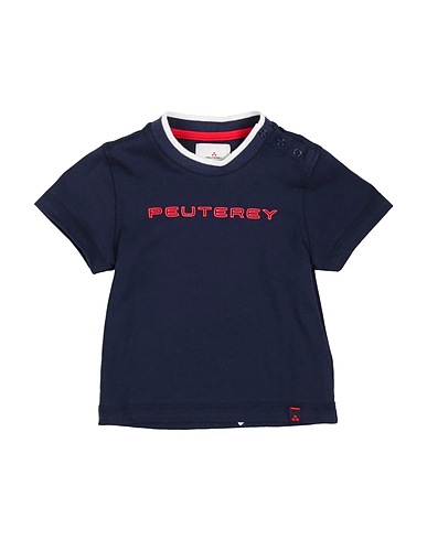 PEUTEREY T-shirt Blu navy 100% Cotone