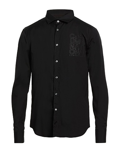 COSTUME NATIONAL Shirts Black 97% Cotton, 3% Elastane
