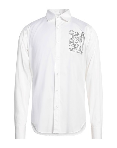 COSTUME NATIONAL Shirts White 97% Cotton, 3% Elastane