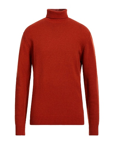 AVIGNON Col roulé Rouille 80% Laine, 20% Nylon