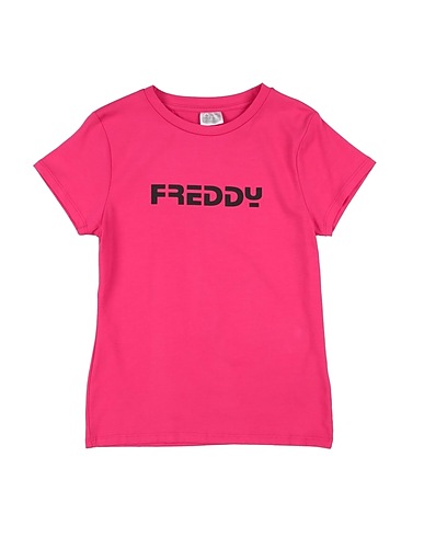 FREDDY T-shirt Fuchsia 95% Coton, 5% Élasthanne