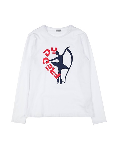 FREDDY T-shirt White 95% Cotton, 5% Elastane