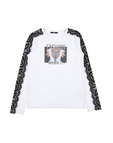 RELISH T-shirt Cream 100% Cotton, Polyester