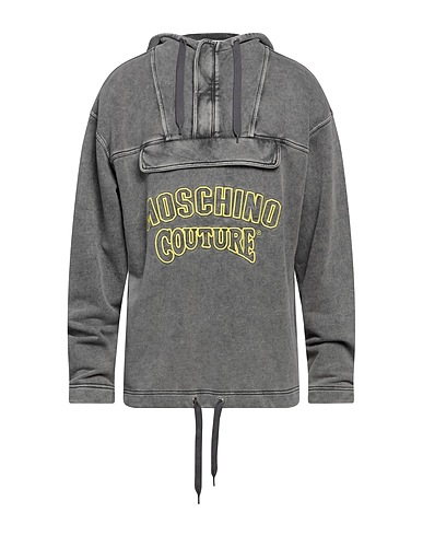 MOSCHINO Felpa Grigio 100% Cotone