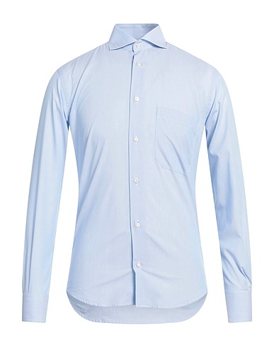 AVIGNON Striped shirt Sky blue 100% Cotton