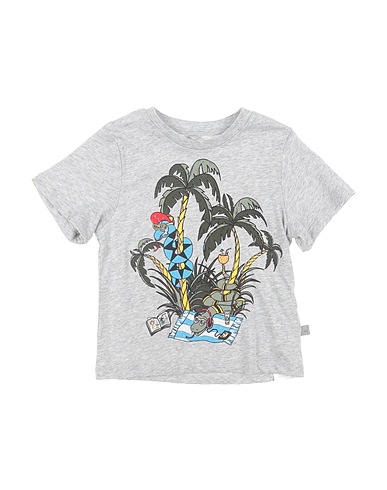 STELLA McCARTNEY KIDS T-shirt Grigio 100% Cotone