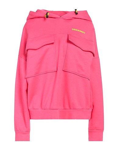 DSQUARED2 Hoodie Fuchsia 100% Baumwolle