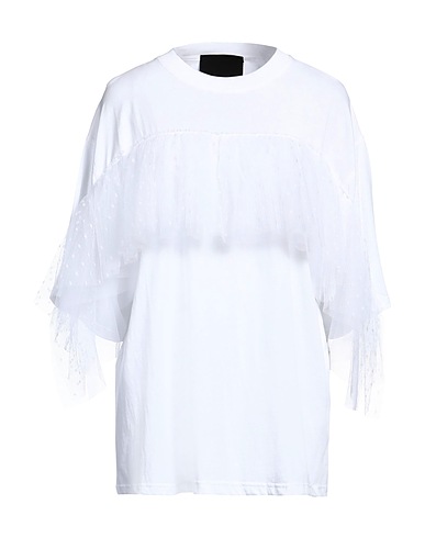 REDValentino T-shirt White 100% Cotton, Polyamide