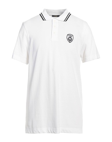 CAVALLI CLASS Polo shirt White 100% Cotton