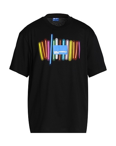 KARL LAGERFELD JEANS T-shirt KLJ ALL LOVE SSLV TEE
 Black 100% Organic cotton
