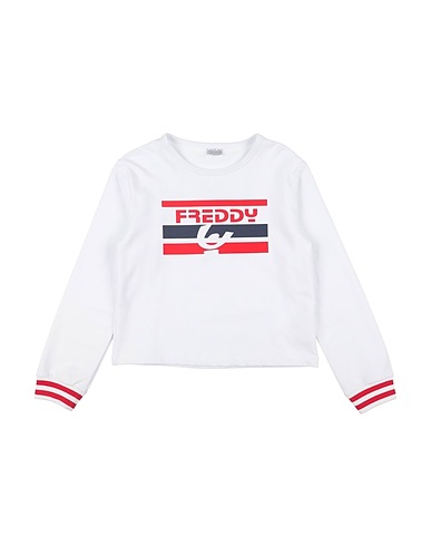 FREDDY Sweatshirt White 95% Cotton, 5% Elastane