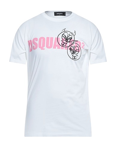 DSQUARED2 T-Shirt Weiß 100% Baumwolle